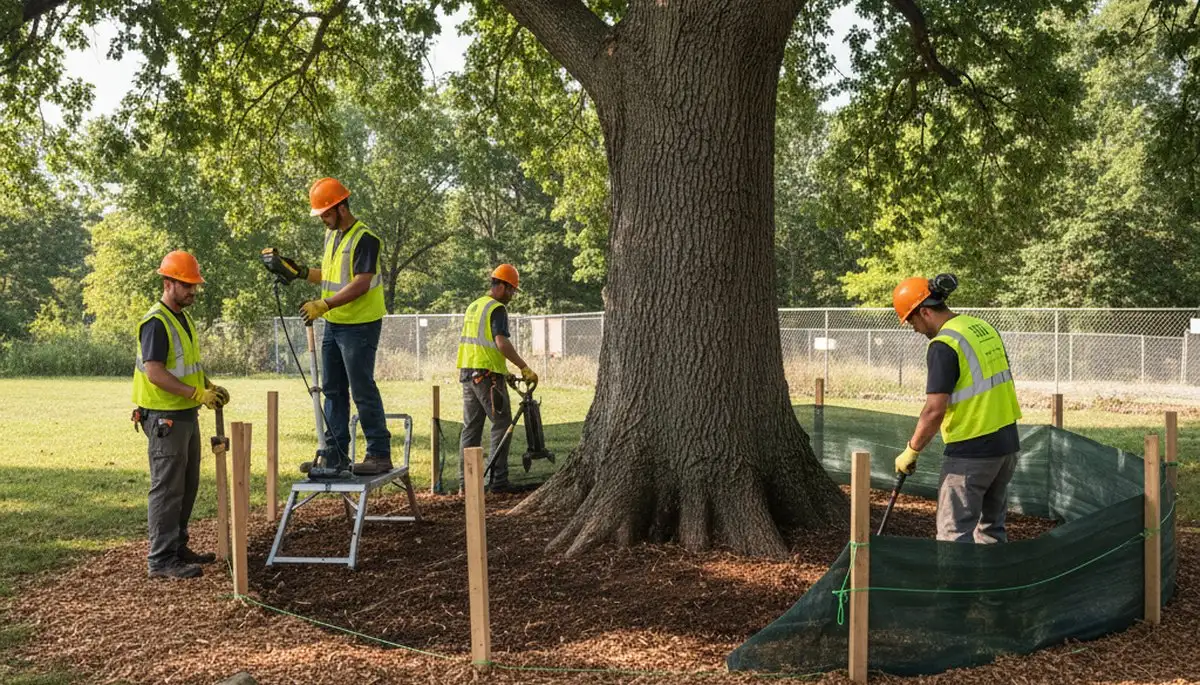 Root protection service in Olathe, KS for tree health, stability, and long-term growth