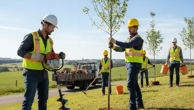 Tree planting service in Olathe, KS for healthy, long-lasting yard growth