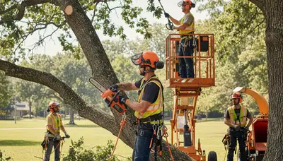 Tree pruning in Olathe, KS by a professional tree service crew for safer, healthier trees