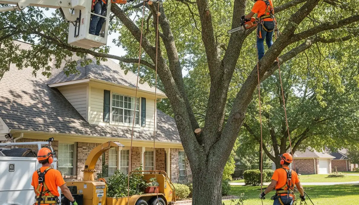 Tree trimming service in Olathe, KS for healthy, well-maintained trees and neat property appearance